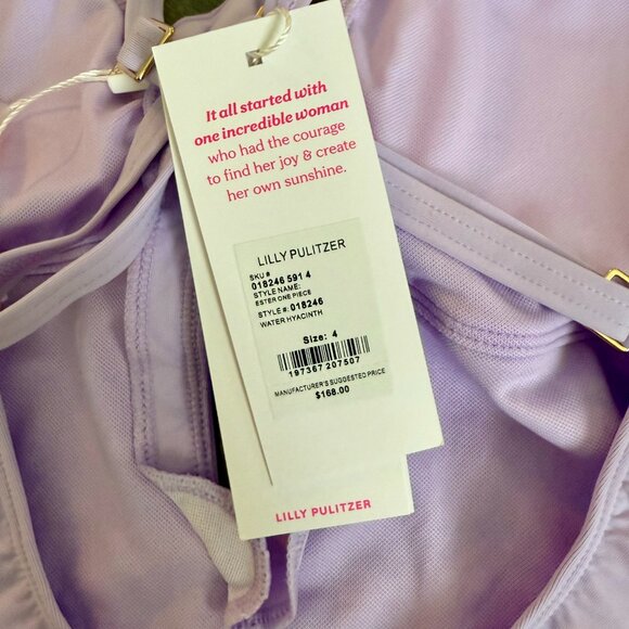 Lilly Pulitzer Ester one piece Size 4 NEW WITH TAGS - Picture 3 of 4